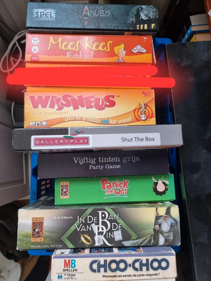 Stapel Bordspellen, Hobby en Vrije tijd, Gezelschapsspellen | Bordspellen, Gebruikt, Een of twee spelers, Drie of vier spelers