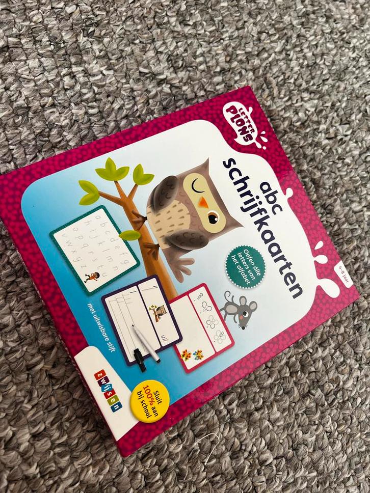 LetterPlons ABC Schrijfkaarten - Nieuwstaat!, Kinderen en Baby's, Speelgoed | Educatief en Creatief, Zo goed als nieuw, Taal en Lezen