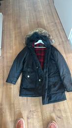 Woolrich parker winter jas, Kleding | Heren, Jassen | Winter, Maat 52/54 (L), Zwart, Ophalen of Verzenden, Zo goed als nieuw