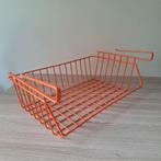 Vintage retro oranje hang draad mand barbertje, Huis en Inrichting, Ophalen of Verzenden, Zo goed als nieuw