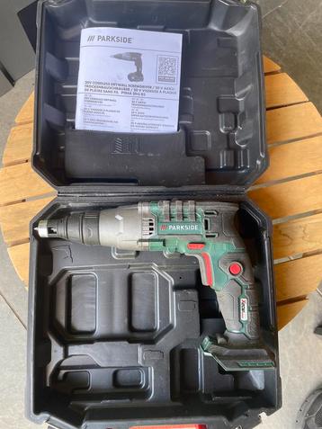 Parkside 20V gipsplaatschroefmachine zonder lader en accu beschikbaar voor biedingen