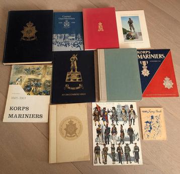 Grote collectie boeken over het Korps Mariniers, uniek! beschikbaar voor biedingen