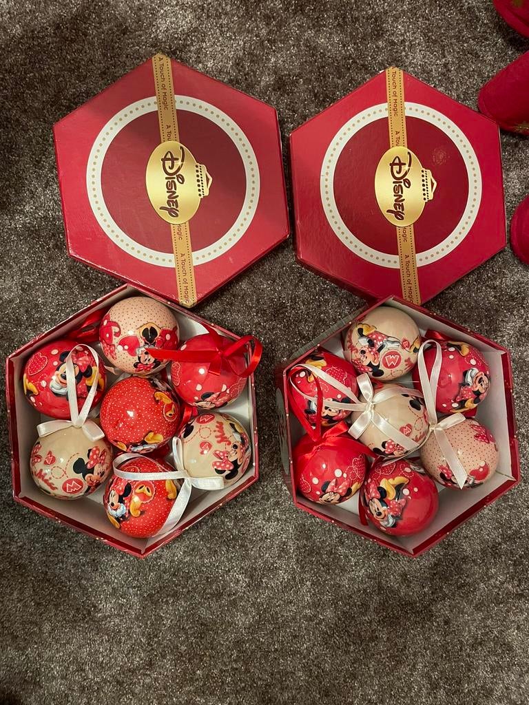 Disney kerstballen, Ophalen of Verzenden, Overige figuren, Zo goed als nieuw, Beeldje of Figuurtje