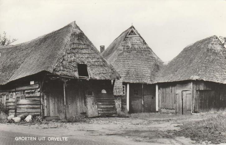 ORVELTE Boerderij, Verzamelen, Ansichtkaarten | Nederland, Gelopen, Drenthe, 1960 tot 1980, Verzenden
