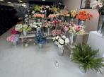 Te koop partij zijden kunstbloemen + webshop + bedrijfsnaam, Ophalen, Nieuw