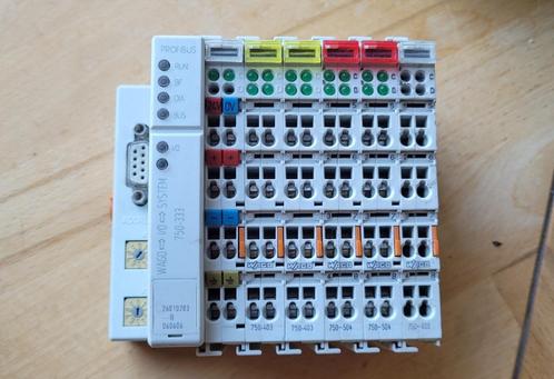 Wago PLC profibus station met IO-kaartjes, Hobby en Vrije tijd, Elektronica-componenten, Gebruikt, Ophalen of Verzenden