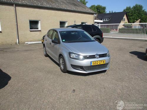 Volkswagen Polo 1.2 Easyline 5drs (bj 2009), Auto diversen, Schadeauto's, Handgeschakeld, Benzine, Hatchback, Zilver of Grijs