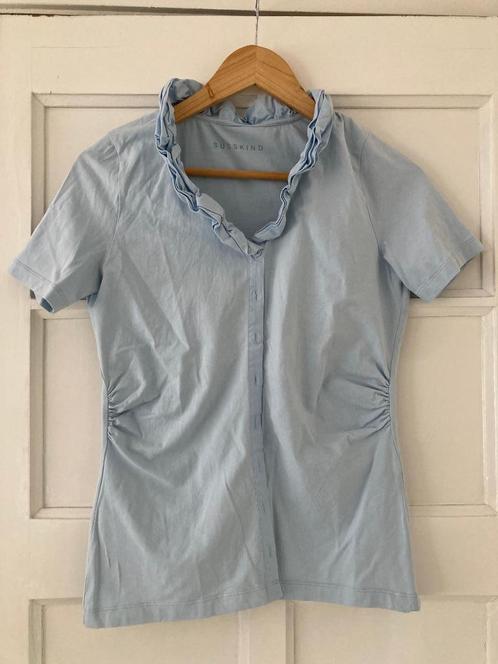 Susskind top maat 34 - als nieuw, Kleding | Dames, T-shirts, Zo goed als nieuw, Maat 34 (XS) of kleiner, Blauw, Korte mouw, Ophalen of Verzenden