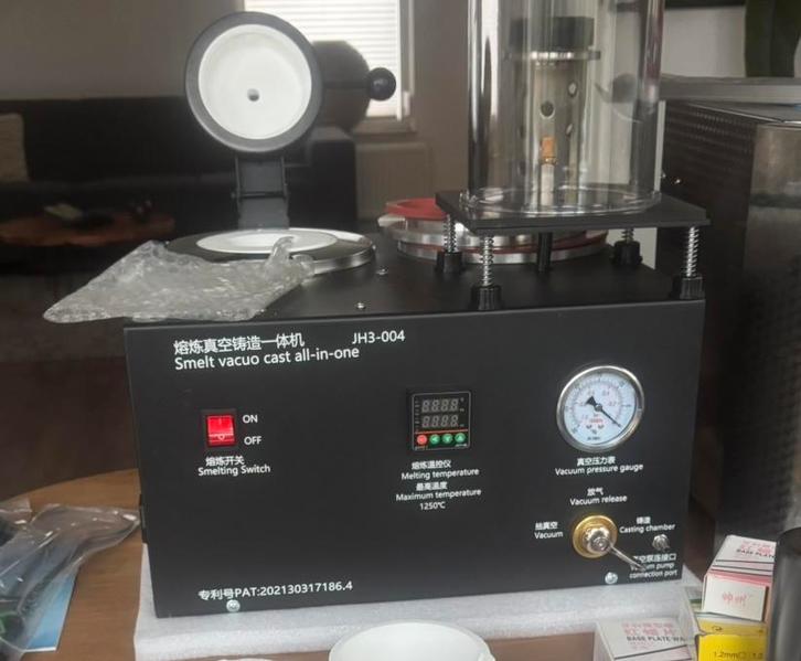 3 in 1 casting vacuum machine goudsmid edelsmid, Doe-het-zelf en Verbouw, Gereedschap | Handgereedschap, Zo goed als nieuw, Ophalen of Verzenden