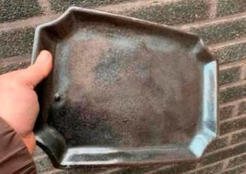 Bonsai onderzetter zwart geglazuurd aardewerk 32x23,3x2,9 beschikbaar voor biedingen