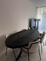 Eettafel met bijpassende stoelen, Huis en Inrichting, Ophalen, Gebruikt, 4 tot 6 stoelen