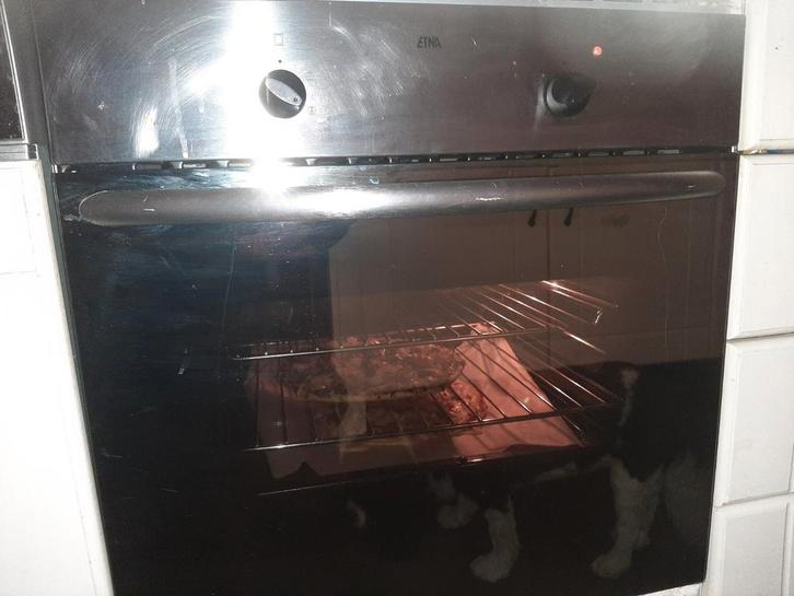 Etna rvs inbouw hetelucht oven mod: T3305FT schone oven, Witgoed en Apparatuur, Ovens, Zo goed als nieuw, 45 tot 60 cm, Hete lucht