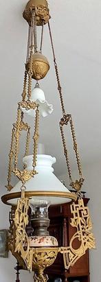 Antieke Olielamp 'Skipperke' Hanglamp, Antiek en Kunst, Antiek | Lampen, Ophalen