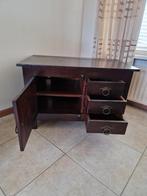 Tv kastje massief eiken, Ophalen, 50 tot 100 cm, Zo goed als nieuw, Minder dan 100 cm