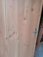 Schuurdeur met kozijn, Douglas 91,4x202.1cm, Doe-het-zelf en Verbouw, Deuren en Horren, Niet ingevuld, Nieuw, Niet ingevuld, Ophalen