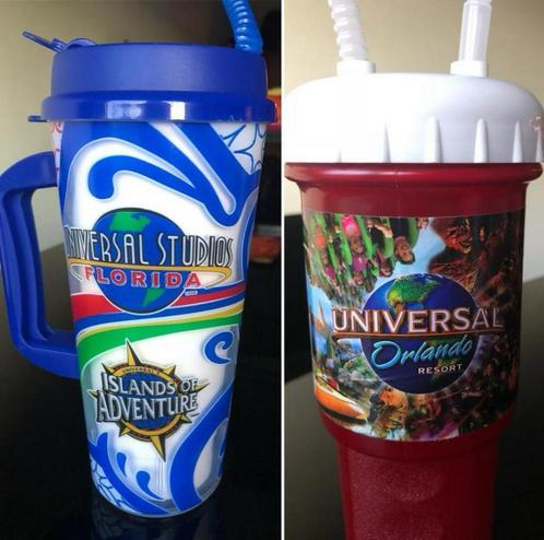 Universal Studios Bekers met rietjes!!! 6€ per stuk Moet weg, Verzamelen, Overige Verzamelen, Zo goed als nieuw, Ophalen of Verzenden