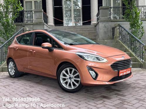 Ford Fiesta 1.0 EcoBoost Titanium 101Pk Pano Navi Leder Keyl, Auto's, Ford, Bedrijf, Te koop, Fiësta, ABS, Adaptive Cruise Control