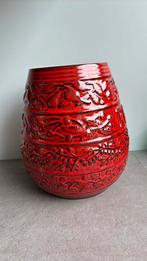 Vintage Jasba Germany Rumtopf rood, Aardewerk of Porselein, Ophalen of Verzenden, Zo goed als nieuw, Minder dan 50 cm