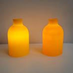 Vintage SCE fles tafellampen, Huis en Inrichting, Lampen | Tafellampen, Vintage, Ophalen of Verzenden, Minder dan 50 cm, Glas