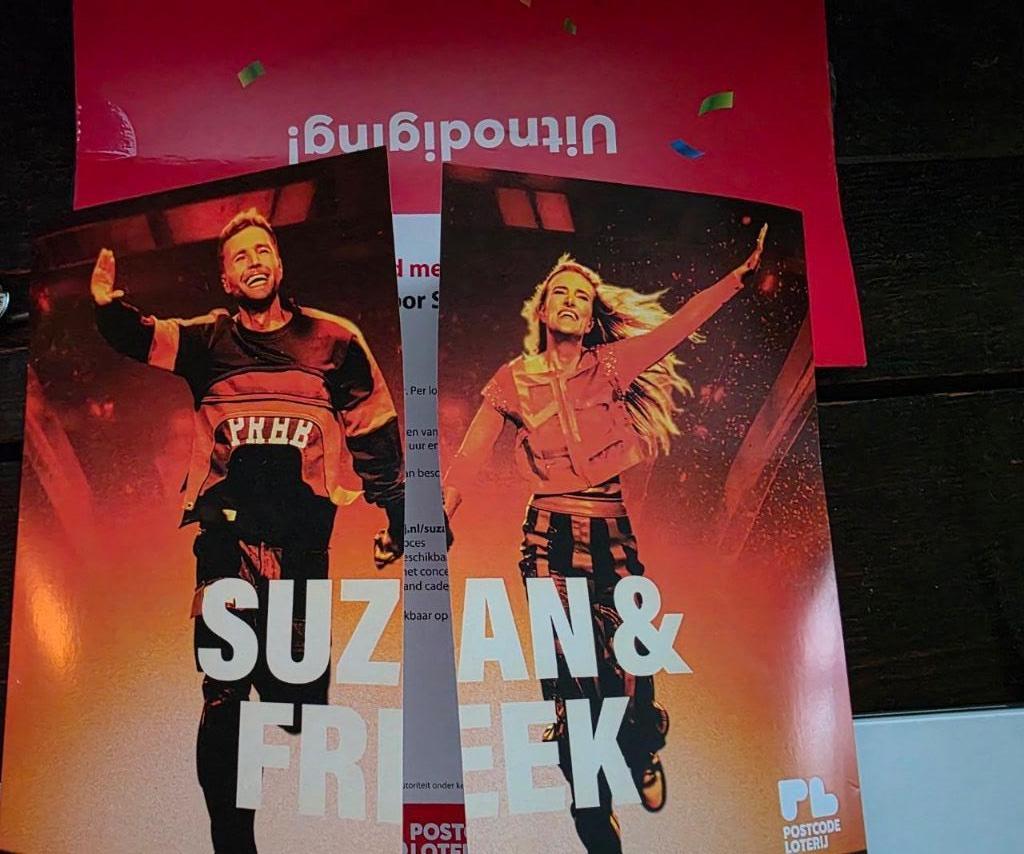 Suzan en Freek 4 kaartjes Zondag 31 mei 2026, Drie personen of meer, Mei, Overige typen