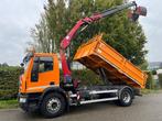 Eurocargo 190EL25 EEV . kipper , HMF kraan ,, Auto's, Vrachtwagens, Overige merken, Euro 5, Cruise Control, 252 pk