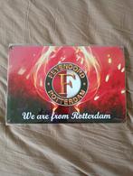 Feyenoord wandbord 20x30cm nieuw, Tickets en Kaartjes, Seizoenskaart, Eén persoon, Augustus