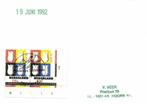 afstempeling Expo 92 met Koninklijke Luchtmacht - 19.06.1992, Postzegels en Munten, Brieven en Enveloppen | Nederland, Ophalen of Verzenden