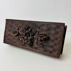 Handgemaakte Houten Sieradendoos met Bloemmotief, Ophalen of Verzenden