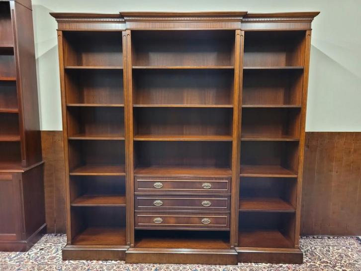 Klassiek Engels Heldense Boekenkast, Antiek en Kunst, Antiek | Kantoor en Zakelijk, Ophalen