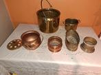 Koperen Ketel Koperen potten decoratie, Antiek en Kunst, Curiosa en Brocante, Ophalen of Verzenden