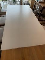 Witte tafel 160x80, Ophalen, Gebruikt, 50 tot 100 cm, 150 tot 200 cm