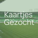 Gezocht! | 2 tickets voor FC Groningen - Roda JC, Tickets en Kaartjes, Sport | Voetbal, Mei, Twee personen