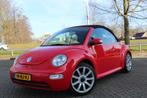 Volkswagen New Beetle Cabriolet 1.6 ORIGINEEL NL! LEUKE AUTO, Auto's, Stof, 4 cilinders, Cabriolet, 4 stoelen