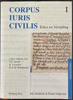 Corpus iuris civilis I instituten. Tekst en vertaling, Diverse auteurs, Zo goed als nieuw, Beta, HBO