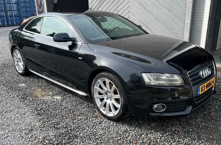 Audi A5 1.8 Tfsi Coupe 2010 Zwart 2 x S - Line NAP, Auto's, Audi, Particulier, A5, ABS, Airbags, Airconditioning, Alarm, Bluetooth