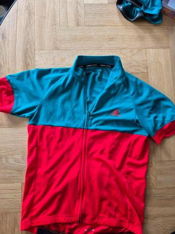 Adidas retro fietsshirt maat L beschikbaar voor biedingen