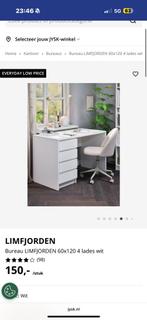 Bureau LIMFJORDEN wit, Ophalen, Nieuw