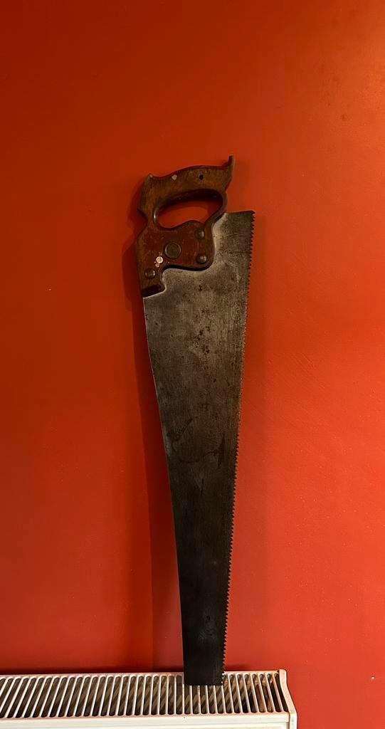 Antieke Disston zaag, Antiek en Kunst, Antiek | Gereedschap en Instrumenten, Ophalen of Verzenden