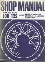 Honda 100 Honda 125 shop manual 1975, Ophalen of Verzenden, Honda