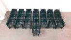 22x Vintage Solaria style chairs Arrben Italy 70s, .., Gebruikt, Zwart, ...