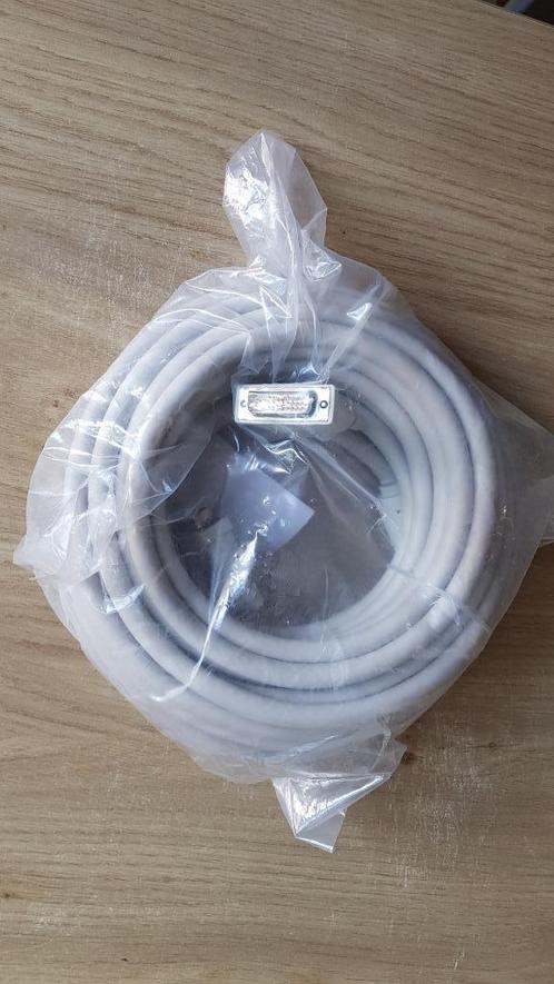 DVI-I Dual Link kabel 10 meter MM HQ, Computers en Software, Pc- en Netwerkkabels, Nieuw, Ophalen
