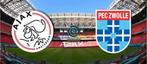 2 kaarten Ajax-Pec-Zwolle, Twee personen, December