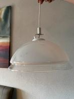 Peachtige grote vintage space age kunststof hanglamp, Ophalen of Verzenden, Zo goed als nieuw, Kunststof, Minder dan 50 cm
