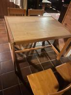 Kleuter Tafel + 4 Stoelen (2x2), Kinderen en Baby's, Kinderkamer | Tafels en Stoelen, Ophalen, Gebruikt, Tafel(s) en Stoel(en)