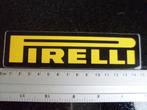 sticker pirelli logo zwart geel banden autobanden tires, Verzamelen, Stickers, Merk, Zo goed als nieuw, Verzenden