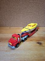 Majorette Scania met boottrailer, Hobby en Vrije tijd, Ophalen of Verzenden, Gebruikt, Bus of Vrachtwagen, Majorette