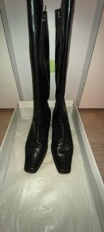 ZGAN Vivanti zwarte leren dameslaarzen maat 42, Ophalen of Verzenden, Zo goed als nieuw, Zwart, Hoge laarzen