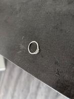 Witgoud Verlovingsring met Edelstenen, Sieraden, Tassen en Uiterlijk, Ringen, Ophalen, Met edelsteen, Dame, Zilver