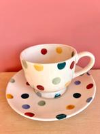 Emma Bridgewater Polka Dot Kop en Schotel, Ophalen of Verzenden, Zo goed als nieuw, Overige stijlen, Kop(pen) en/of Schotel(s)