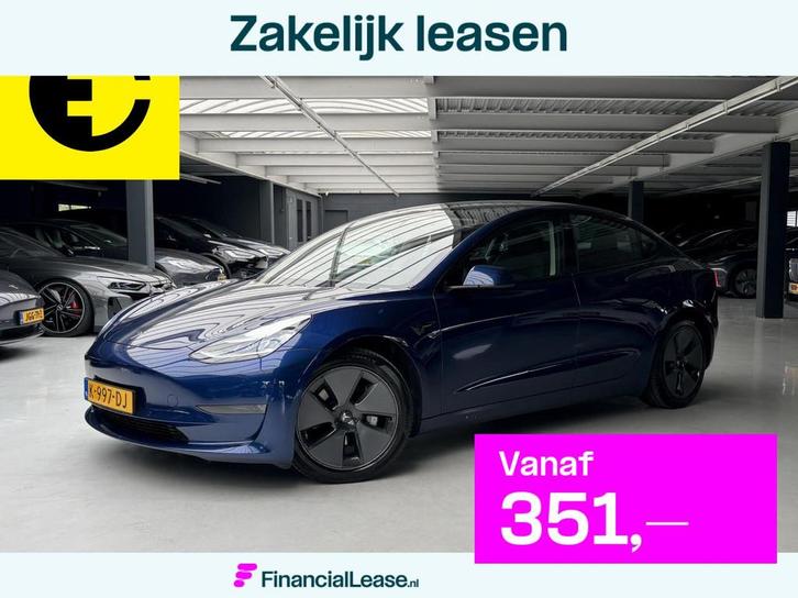 Tesla Model 3 Long Range RWD 75 kWh | Premium audio | Stoelv, Auto's, Tesla, Bedrijf, Lease, Financial lease, Model 3, ABS, Adaptive Cruise Control